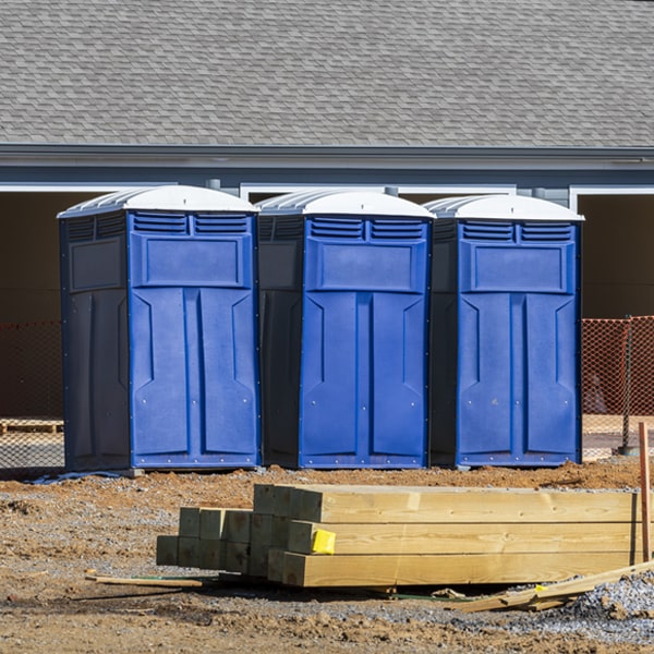 are there any restrictions on where i can place the porta potties during my rental period in Riverview AL